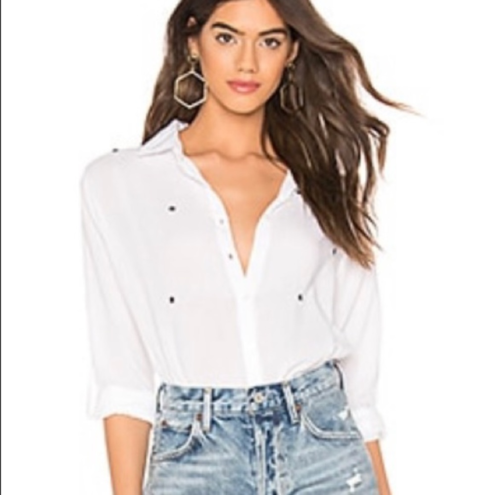 Hearts + Stars Oversized Blouse SUNDRY